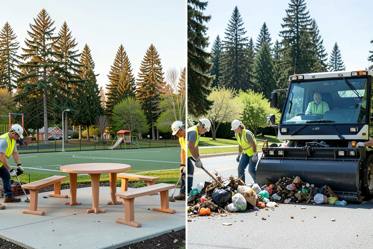 Parks Department Grounds Maintenance in Federal Way, King County, WA - Align with the parks director on maintenance standards and priority sites