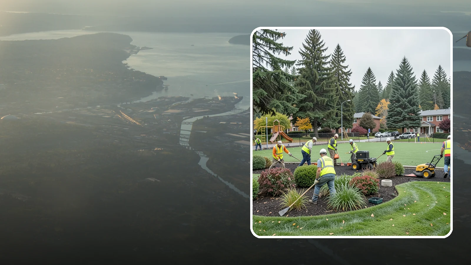 Parks Department Grounds Maintenance in Fife, Pierce County, WA - Contract grounds maintenance supporting Western Washington parks departments across neighborhood parks and regional greenspaces.