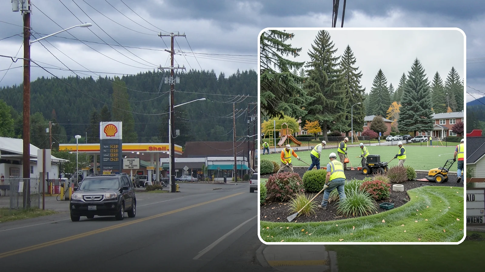 Parks Department Grounds Maintenance in Granite Falls, Snohomish County, WA - Contract grounds maintenance supporting Western Washington parks departments across neighborhood parks and regional greenspaces.