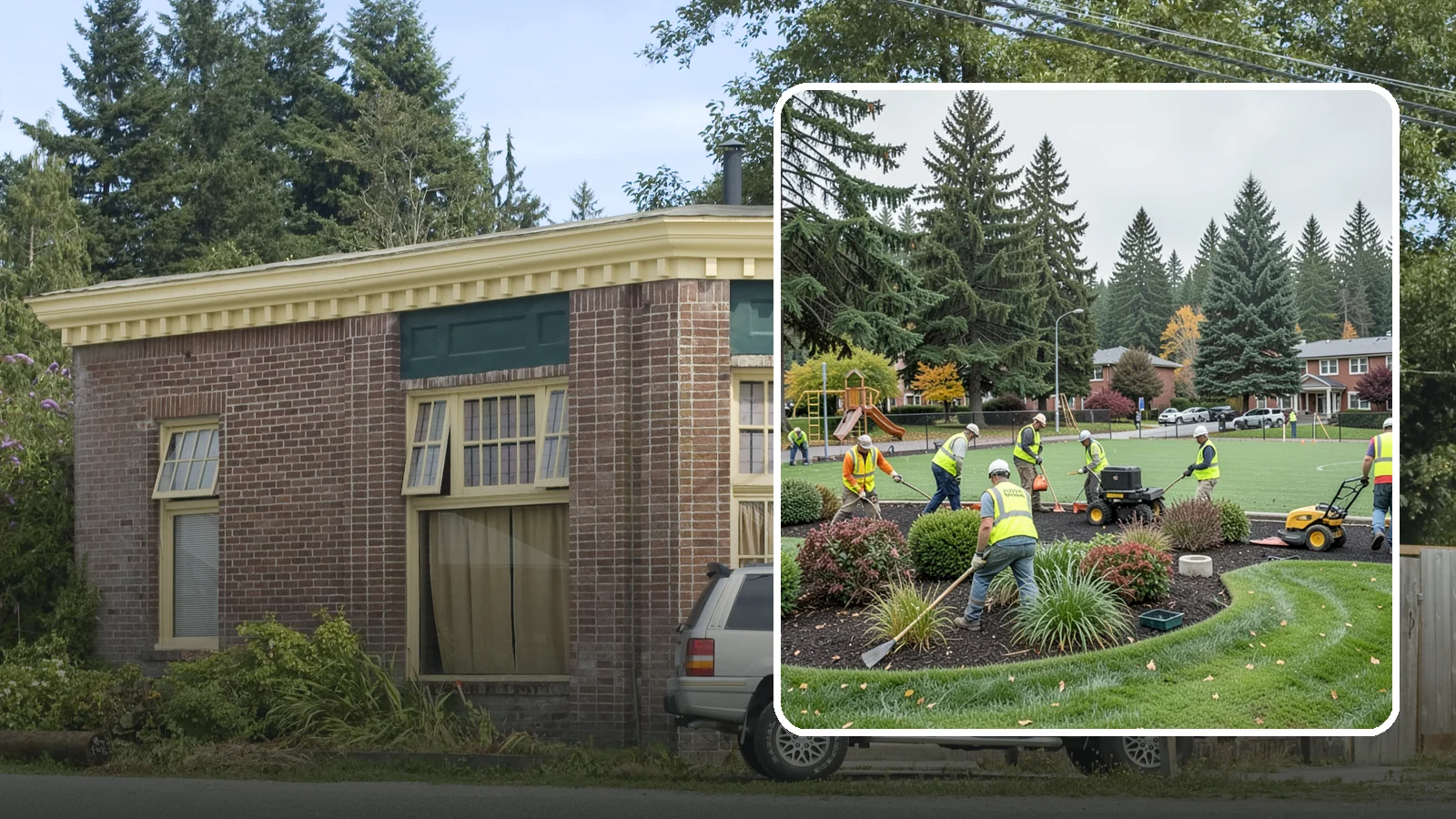 Parks Department Grounds Maintenance in Hamilton, Skagit County, WA - Contract grounds maintenance supporting Western Washington parks departments across neighborhood parks and regional greenspaces.