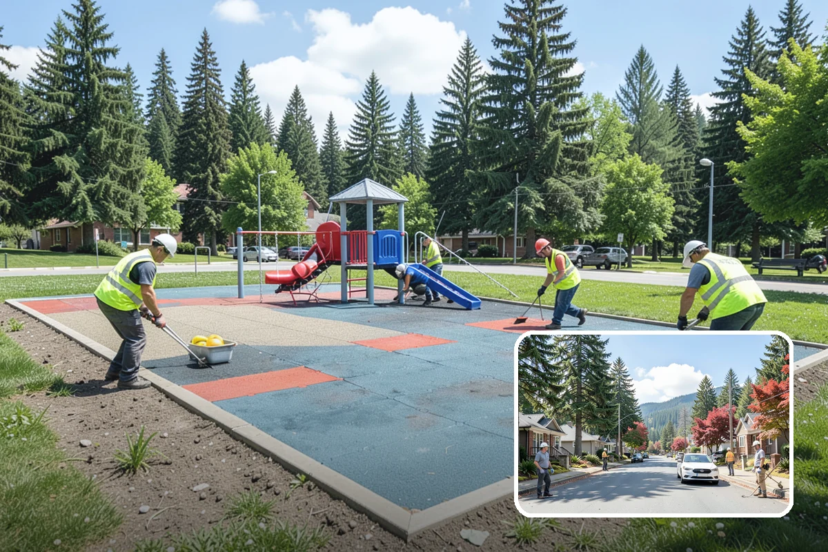Parks Department Grounds Maintenance in Hunts Point, King County, WA - Extends department capacity without new headcount