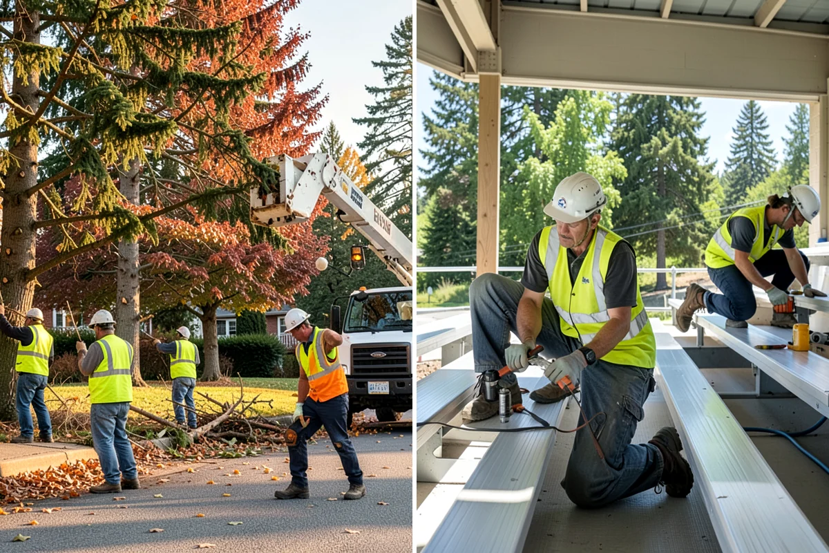Parks Department Grounds Maintenance in Hunts Point, King County, WA - Align with the parks director on maintenance standards and priority sites