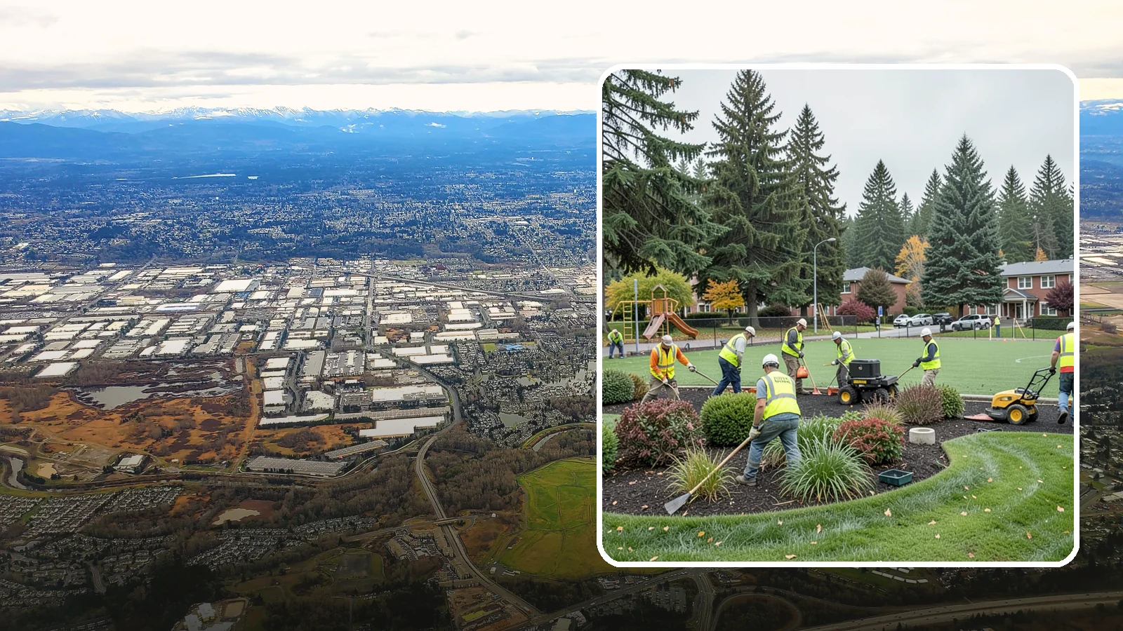 Parks Department Grounds Maintenance in Kent, King County, WA - Contract grounds maintenance supporting Western Washington parks departments across neighborhood parks and regional greenspaces.