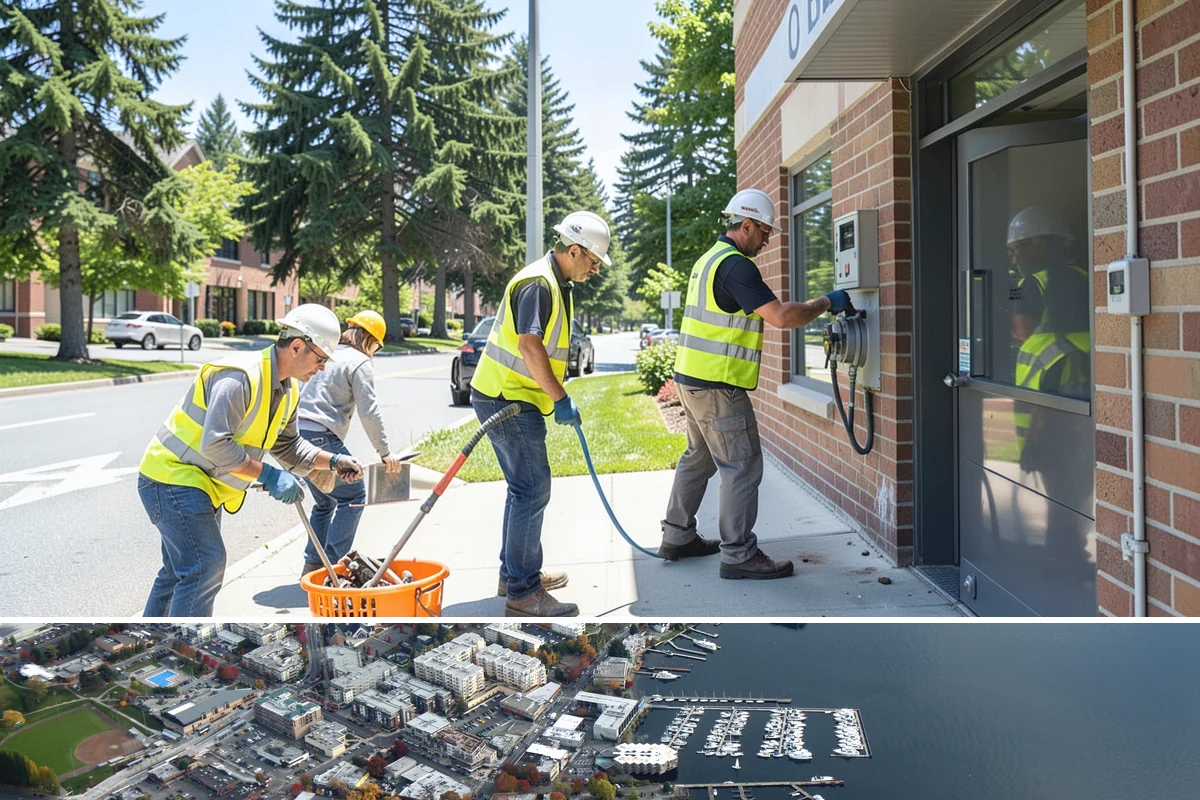 Parks Department Grounds Maintenance in Kirkland, King County, WA - Peak demand spans Memorial Day through Labor Day when park usage and mowing frequency are highest.