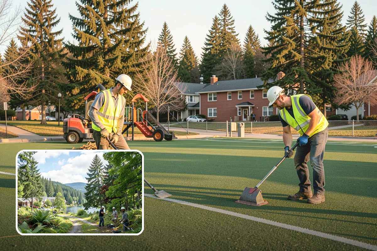 Parks Department Grounds Maintenance in Lake Forest Park, King County, WA - Extends department capacity without new headcount