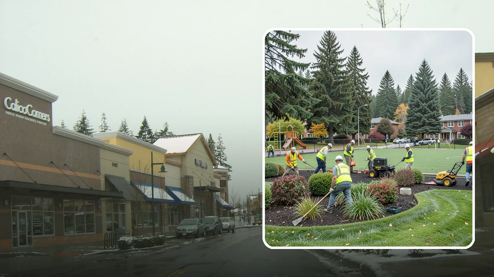 Parks Department Grounds Maintenance in Mill Creek, Snohomish County, WA - Contract grounds maintenance supporting Western Washington parks departments across neighborhood parks and regional greenspaces.