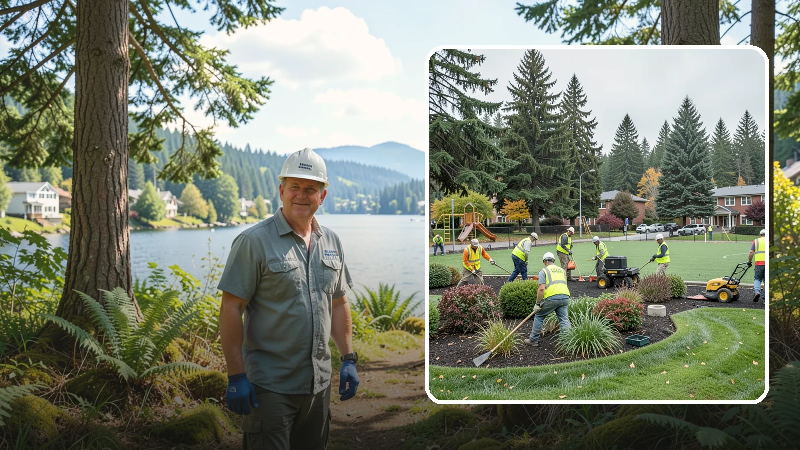 Parks Department Grounds Maintenance in Milton, King County, WA - Contract grounds maintenance supporting Western Washington parks departments across neighborhood parks and regional greenspaces.