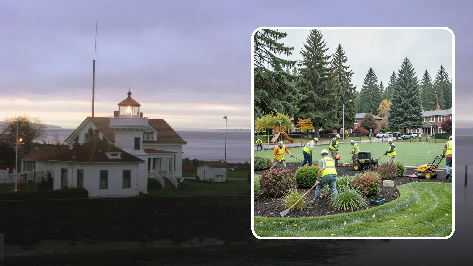 Parks Department Grounds Maintenance in Mukilteo, Snohomish County, WA - Contract grounds maintenance supporting Western Washington parks departments across neighborhood parks and regional greenspaces.