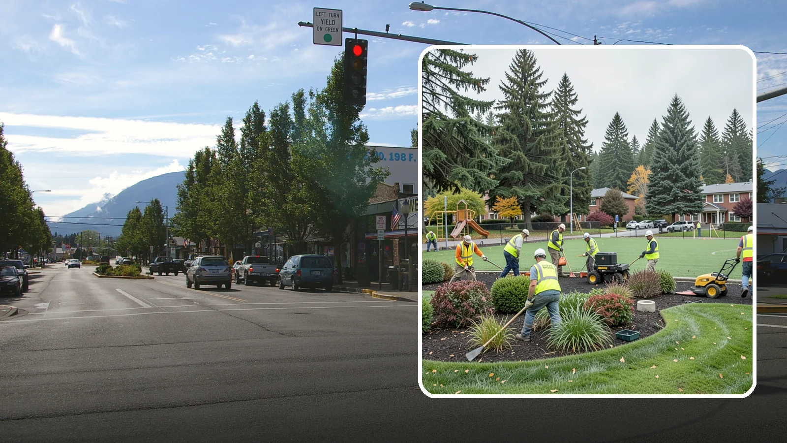 Parks Department Grounds Maintenance in North Bend, King County, WA - Contract grounds maintenance supporting Western Washington parks departments across neighborhood parks and regional greenspaces.