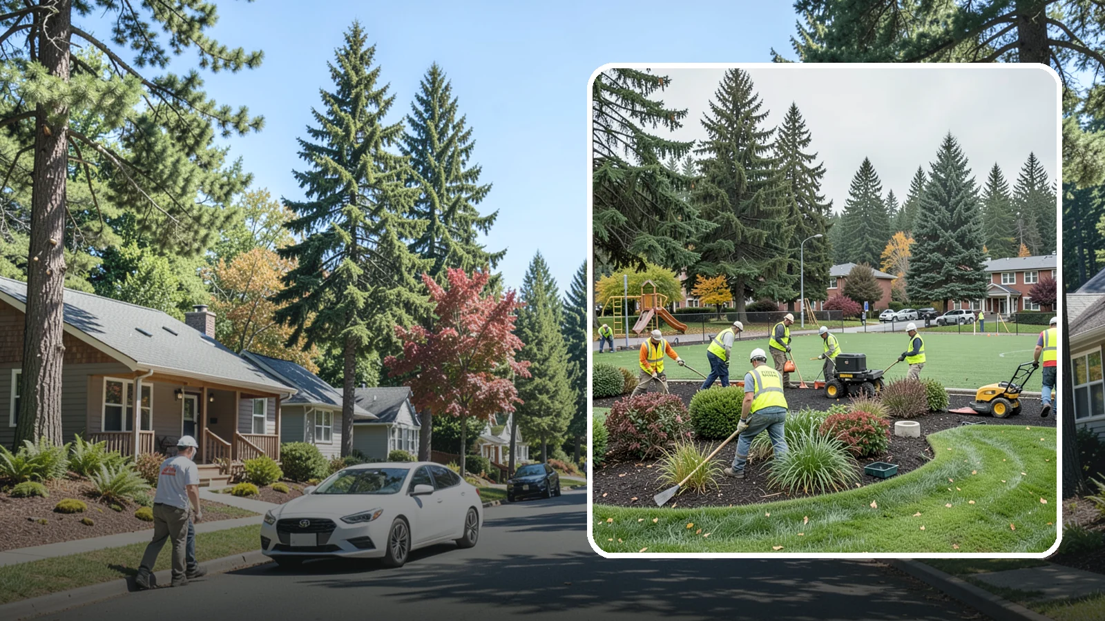 Parks Department Grounds Maintenance in Orting, Pierce County, WA - Contract grounds maintenance supporting Western Washington parks departments across neighborhood parks and regional greenspaces.