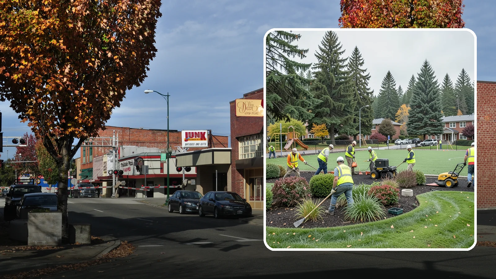 Parks Department Grounds Maintenance in Puyallup, Pierce County, WA - Contract grounds maintenance supporting Western Washington parks departments across neighborhood parks and regional greenspaces.