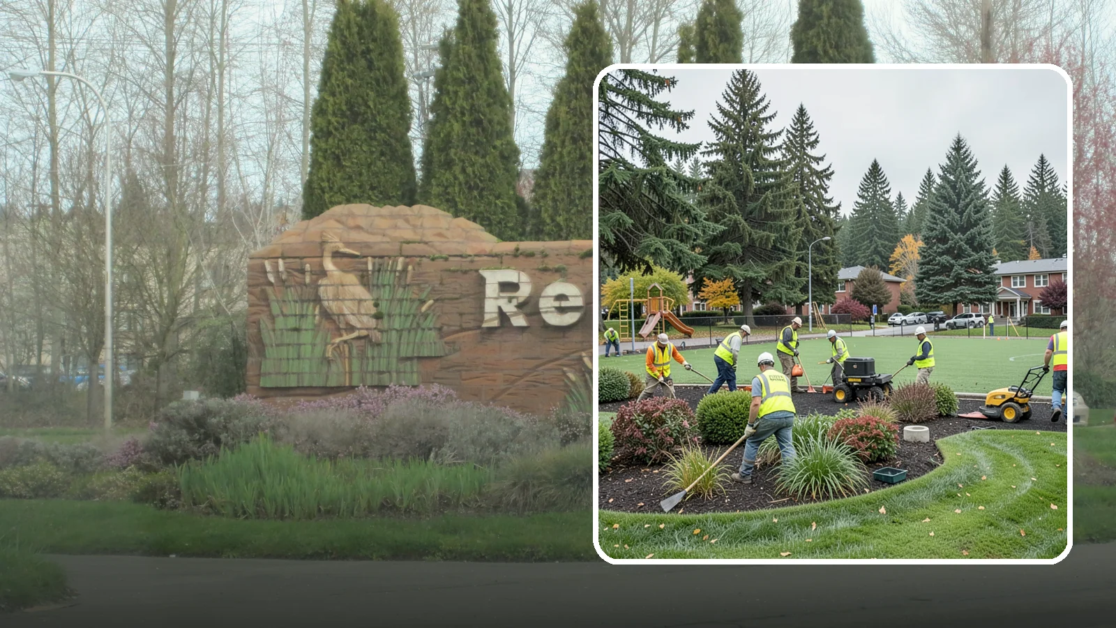 Parks Department Grounds Maintenance in Renton, King County, WA - Contract grounds maintenance supporting Western Washington parks departments across neighborhood parks and regional greenspaces.