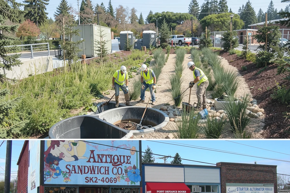 Parks Department Grounds Maintenance in Ruston, Pierce County, WA - Peak demand spans Memorial Day through Labor Day when park usage and mowing frequency are highest.