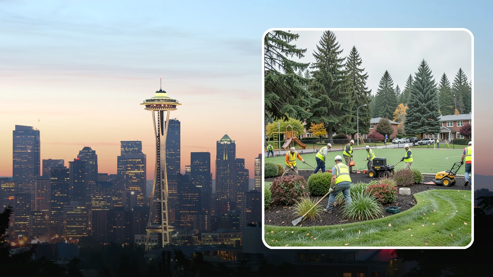 Parks Department Grounds Maintenance in Seattle, King County, WA - Contract grounds maintenance supporting Western Washington parks departments across neighborhood parks and regional greenspaces.