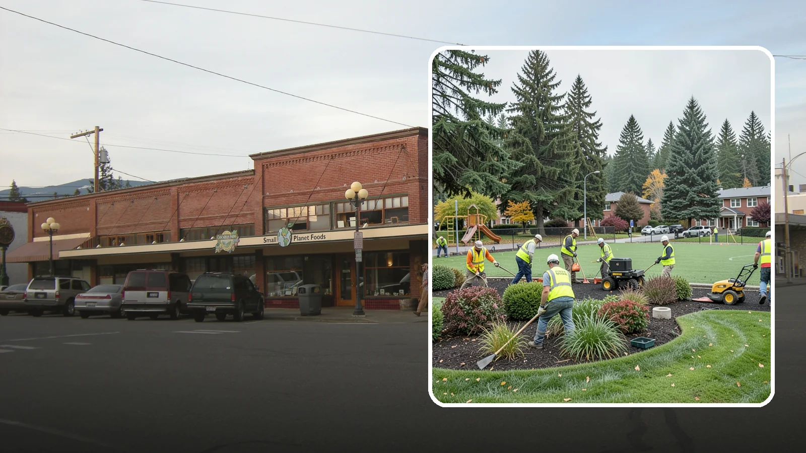 Parks Department Grounds Maintenance in Sedro-Woolley, Skagit County, WA - Contract grounds maintenance supporting Western Washington parks departments across neighborhood parks and regional greenspaces.