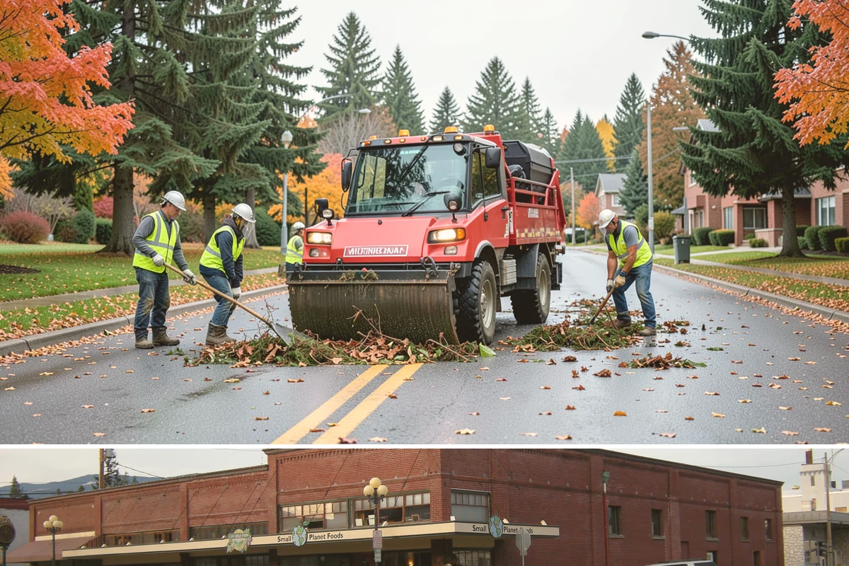 Parks Department Grounds Maintenance in Sedro-Woolley, Skagit County, WA - Peak demand spans Memorial Day through Labor Day when park usage and mowing frequency are highest.