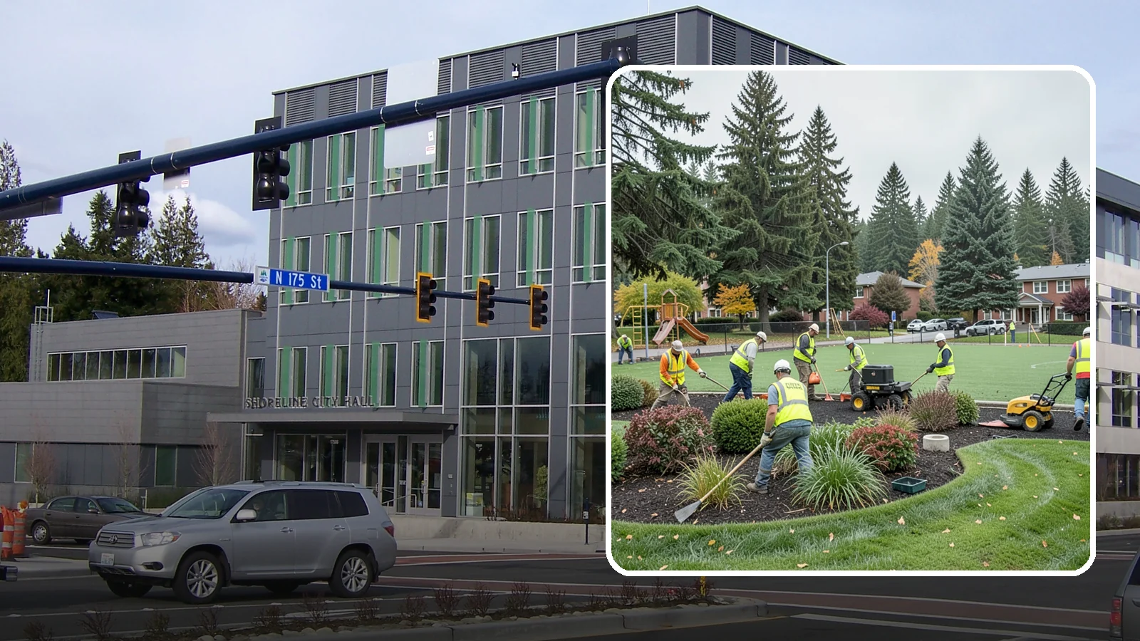 Parks Department Grounds Maintenance in Shoreline, King County, WA - Contract grounds maintenance supporting Western Washington parks departments across neighborhood parks and regional greenspaces.