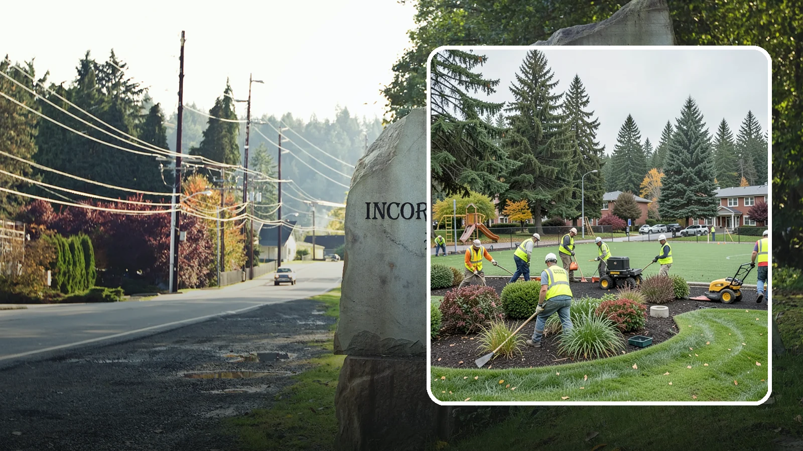 Parks Department Grounds Maintenance in Wilkeson, Pierce County, WA - Contract grounds maintenance supporting Western Washington parks departments across neighborhood parks and regional greenspaces.