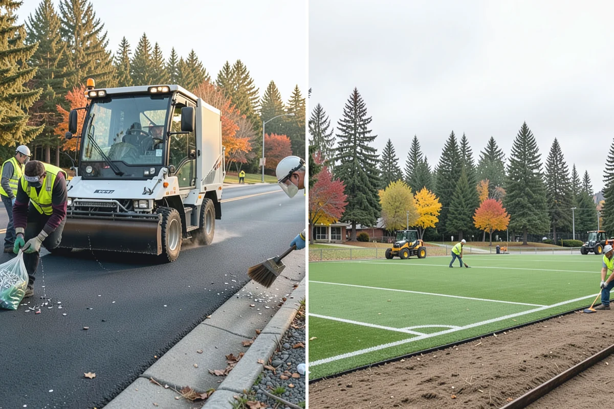 Path Lighting in Beaux Arts Village, King County, WA - Assess route lighting levels, spacing, and fixture condition