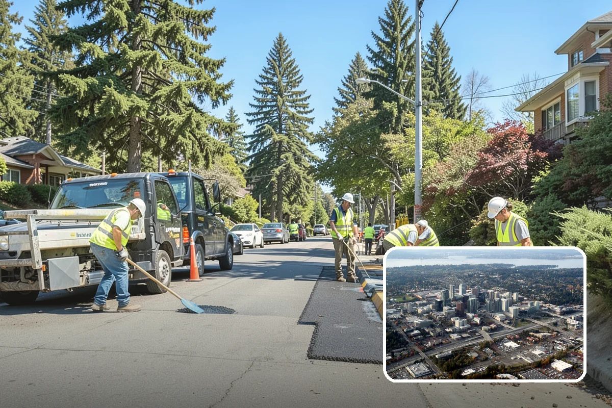 Path Lighting in Bellevue, King County, WA - Improves nighttime safety along paths and trails