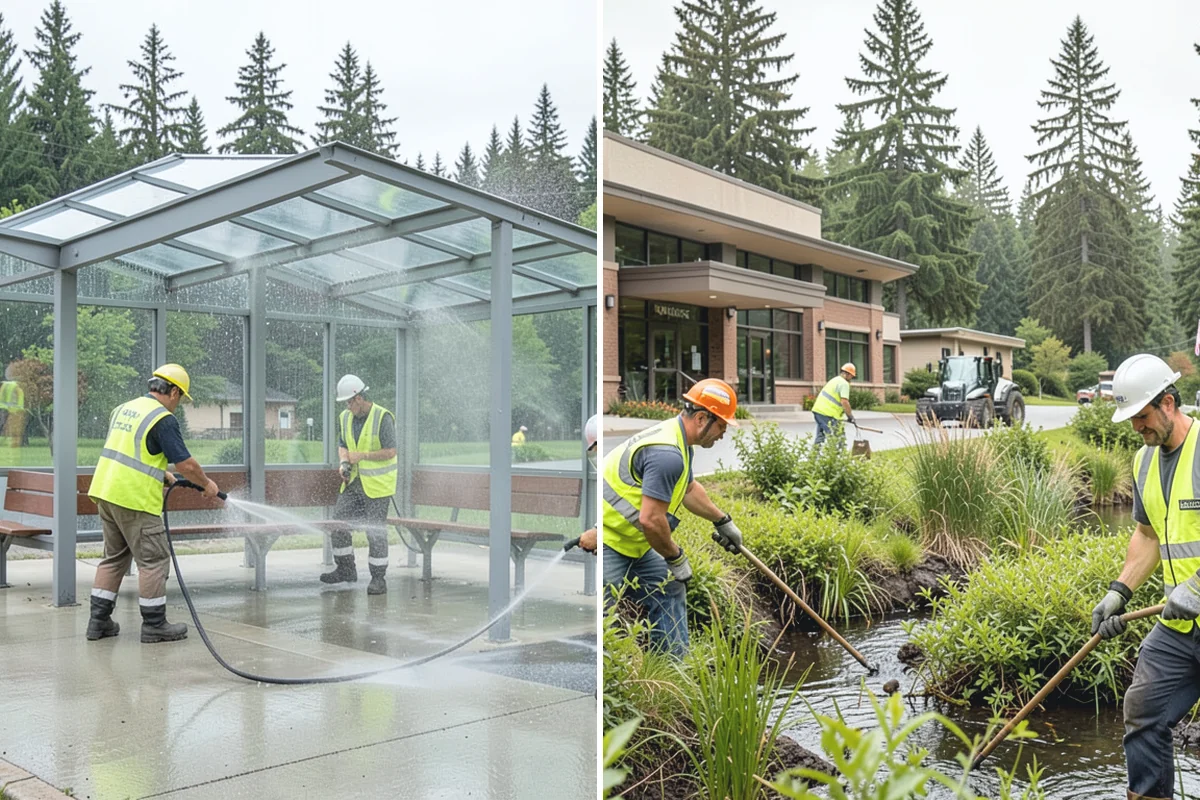 Path Lighting in Darrington, Snohomish County, WA - Assess route lighting levels, spacing, and fixture condition
