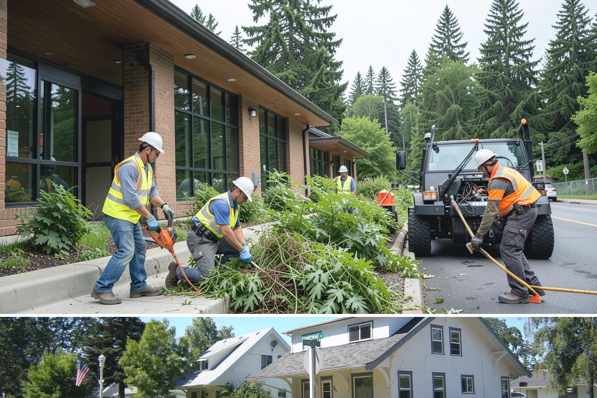 Path Lighting in DuPont, Pierce County, WA - New installs favor dry summer conditions, while maintenance and repairs continue through the darker fall and winter.