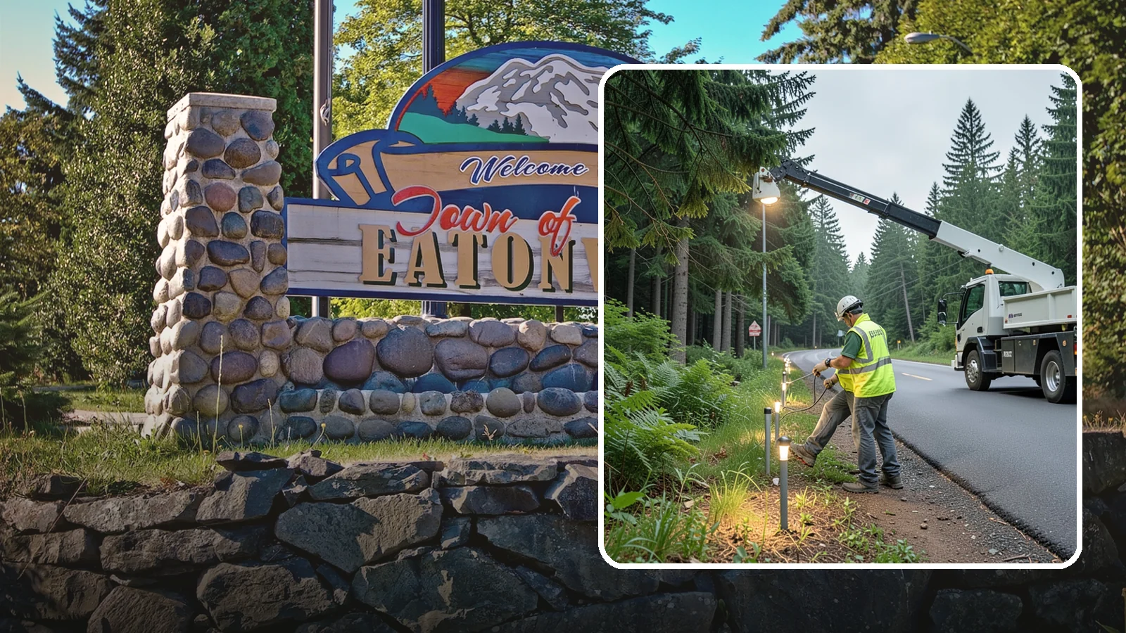 Path Lighting in Eatonville, Pierce County, WA - Installation and maintenance of walkway and trail lighting to keep public paths safe after dark.