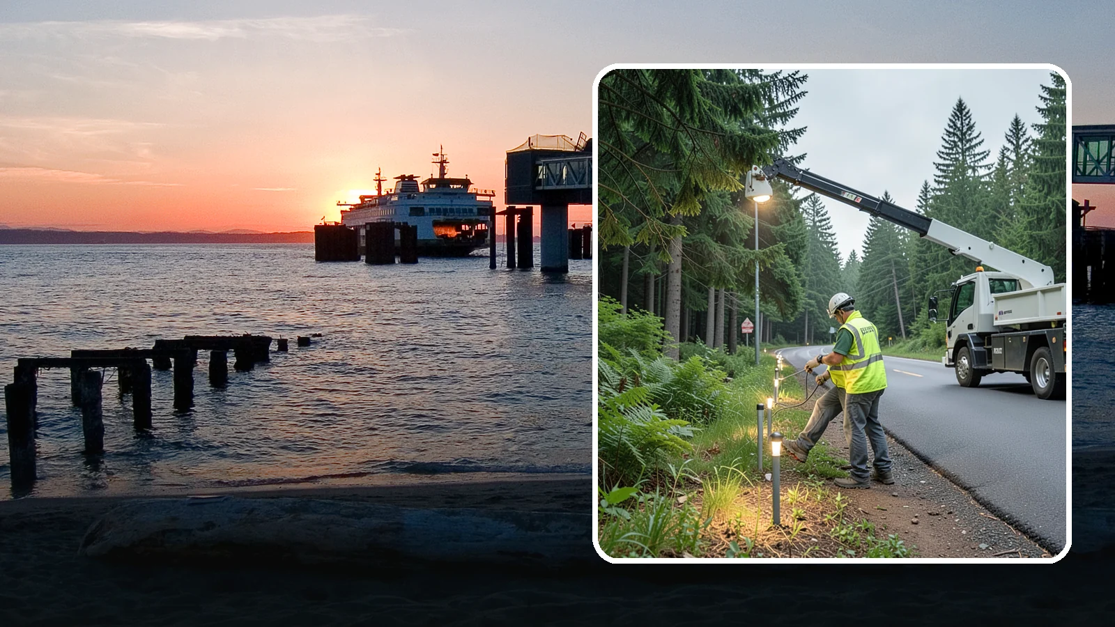 Path Lighting in Edmonds, Snohomish County, WA - Installation and maintenance of walkway and trail lighting to keep public paths safe after dark.
