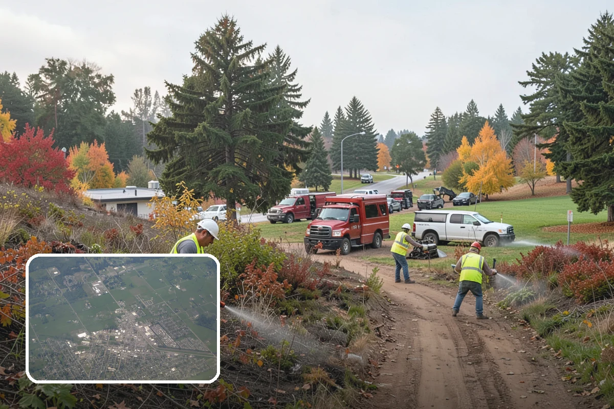 Path Lighting in Enumclaw, King County, WA - Improves nighttime safety along paths and trails