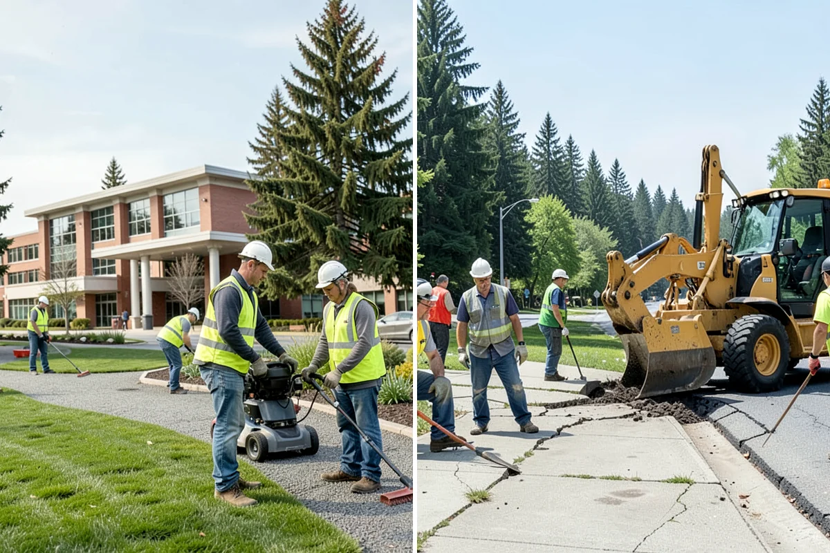 Path Lighting in Federal Way, King County, WA - Assess route lighting levels, spacing, and fixture condition