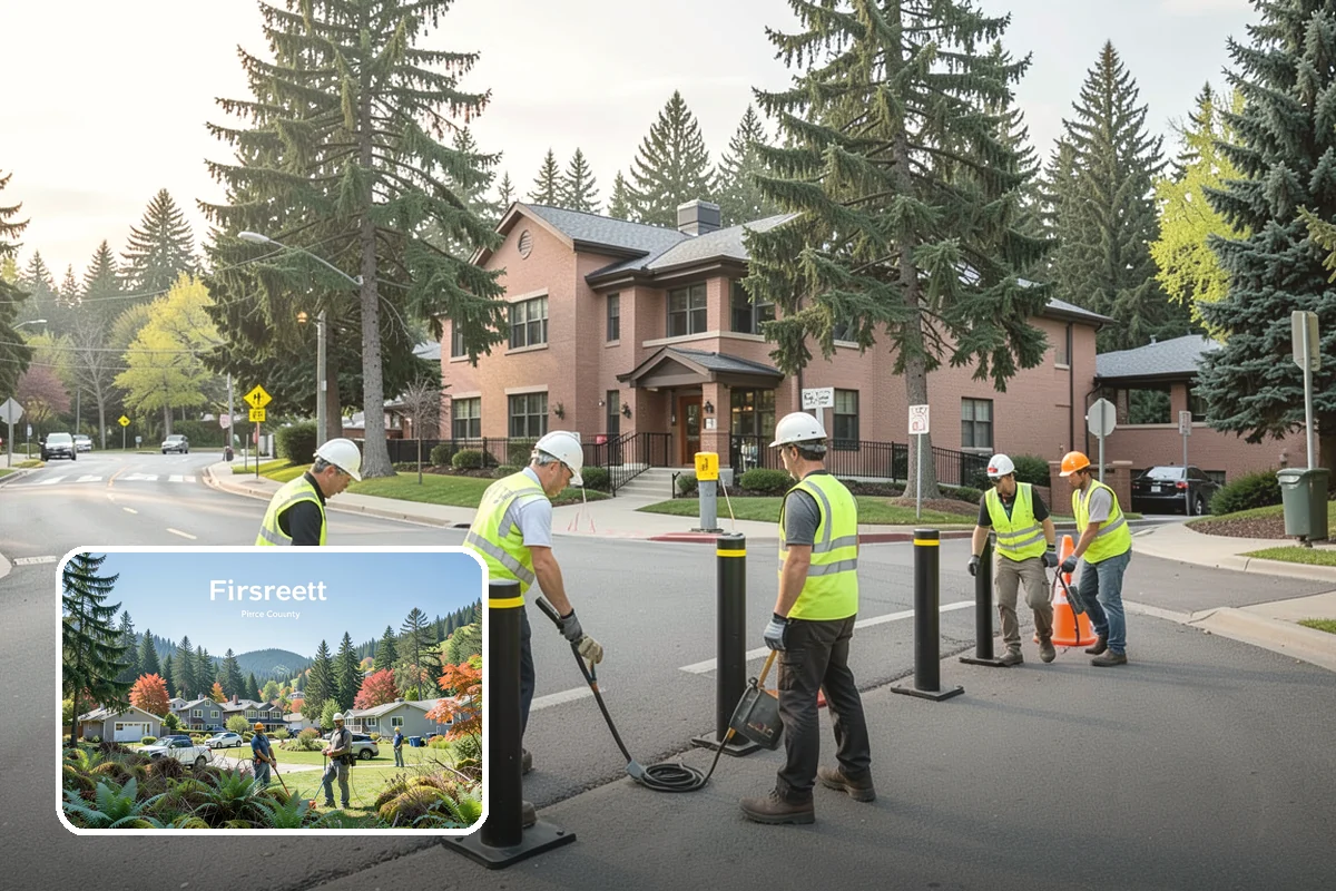 Path Lighting in Fircrest, Pierce County, WA - Improves nighttime safety along paths and trails