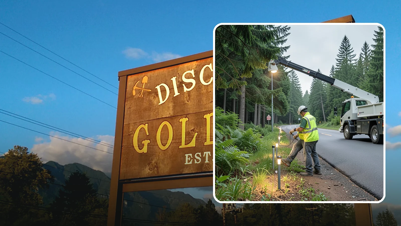 Path Lighting in Gold Bar, Snohomish County, WA - Installation and maintenance of walkway and trail lighting to keep public paths safe after dark.