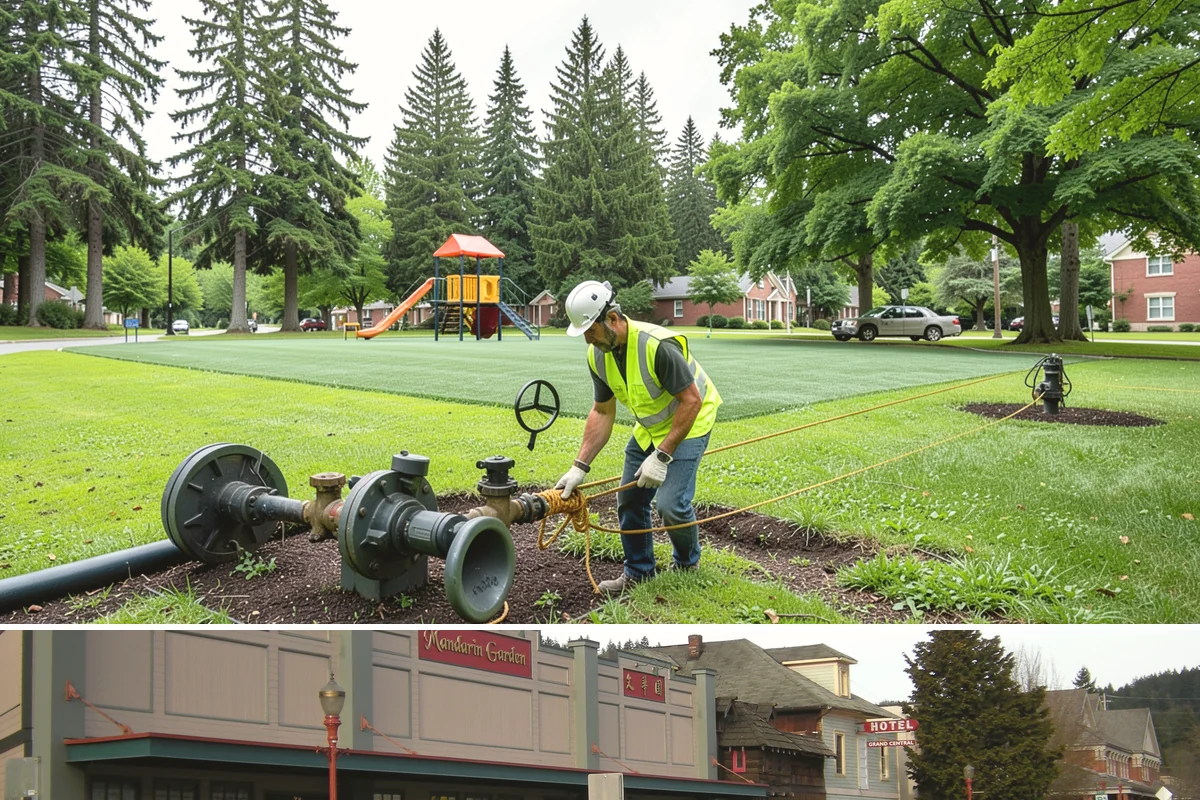 Path Lighting in Issaquah, King County, WA - New installs favor dry summer conditions, while maintenance and repairs continue through the darker fall and winter.