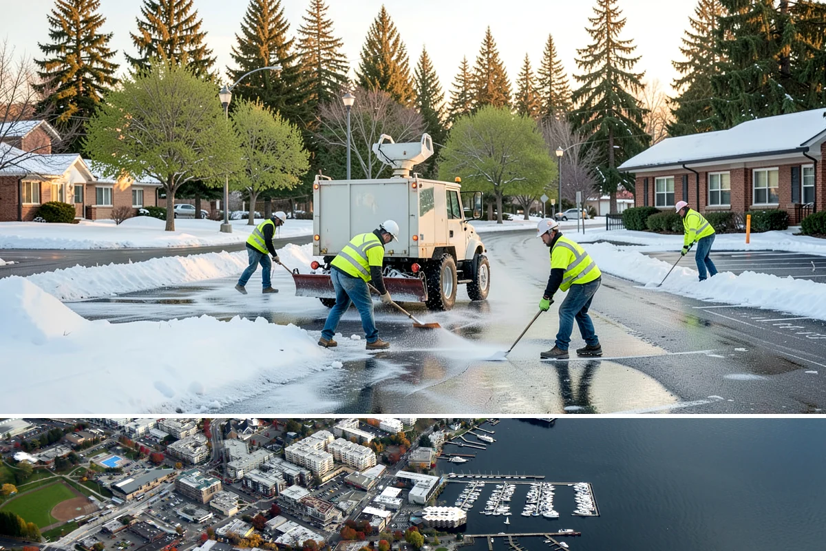 Path Lighting in Kirkland, King County, WA - New installs favor dry summer conditions, while maintenance and repairs continue through the darker fall and winter.