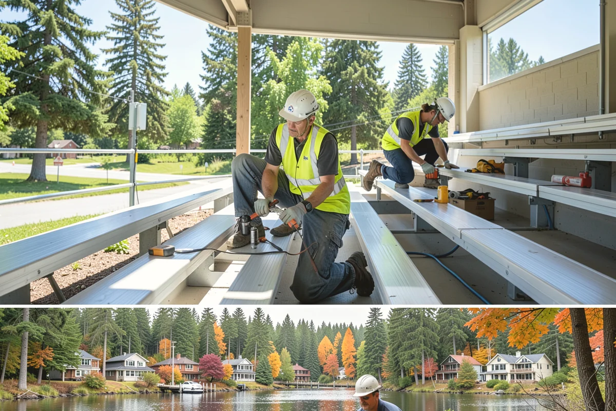 Path Lighting in La Conner, Skagit County, WA - New installs favor dry summer conditions, while maintenance and repairs continue through the darker fall and winter.