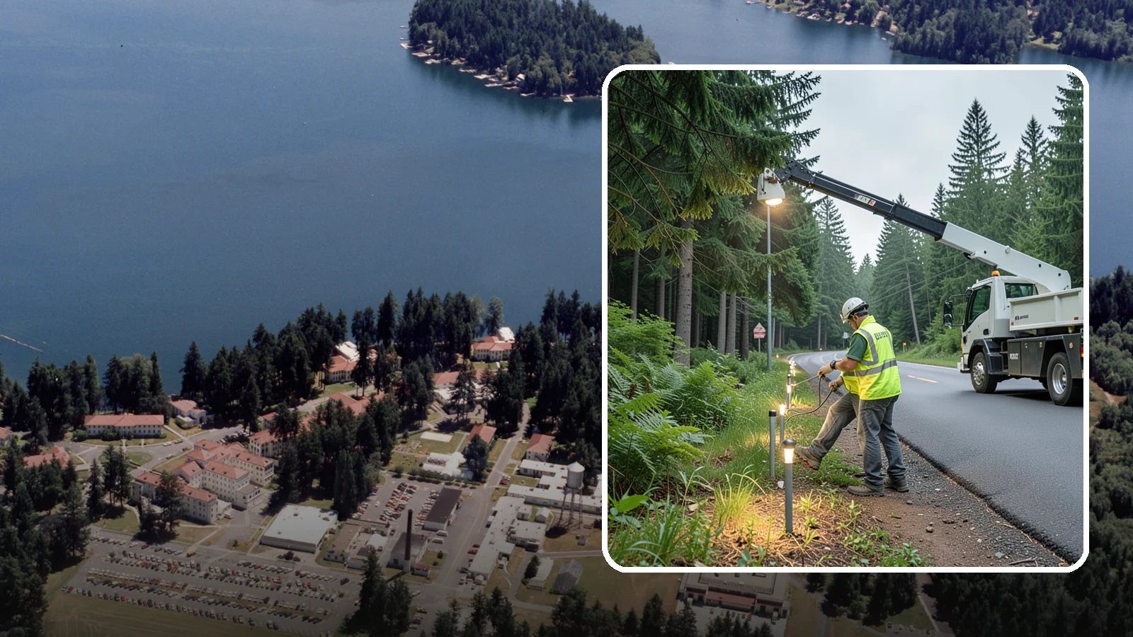 Path Lighting in Lakewood, Pierce County, WA - Installation and maintenance of walkway and trail lighting to keep public paths safe after dark.