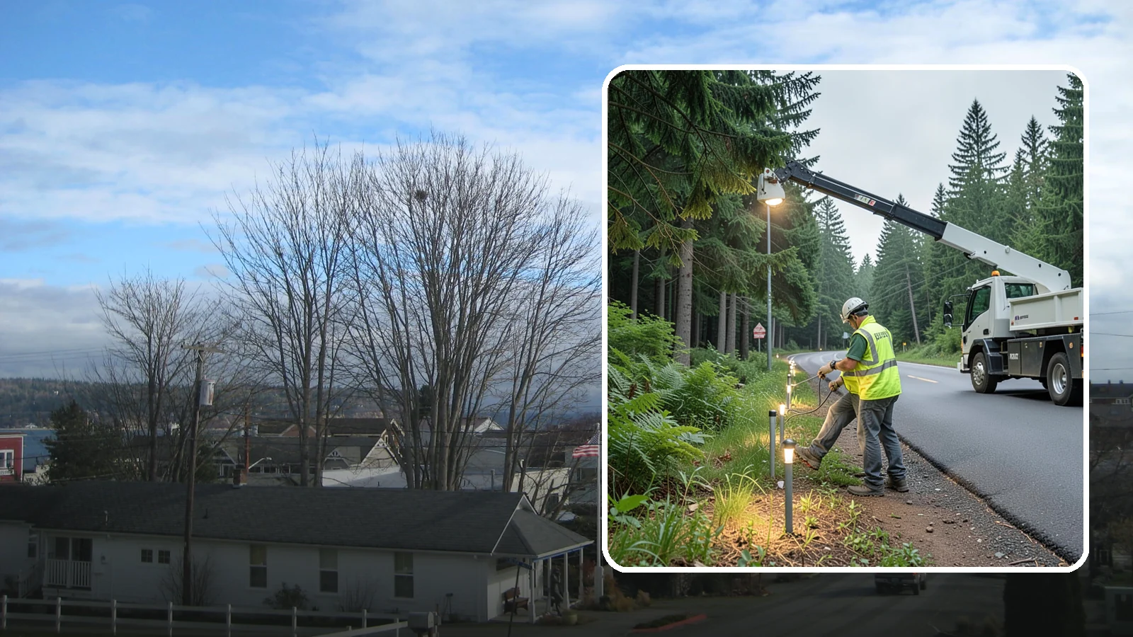 Path Lighting in Langley, Island County, WA - Installation and maintenance of walkway and trail lighting to keep public paths safe after dark.