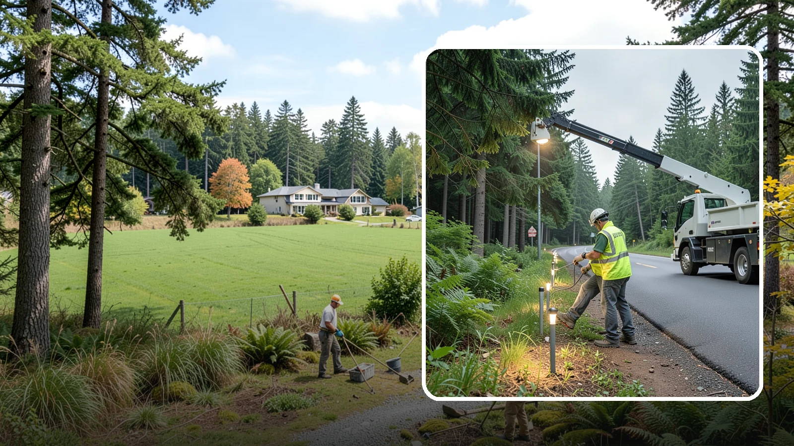 Path Lighting in Lyman, Skagit County, WA - Installation and maintenance of walkway and trail lighting to keep public paths safe after dark.