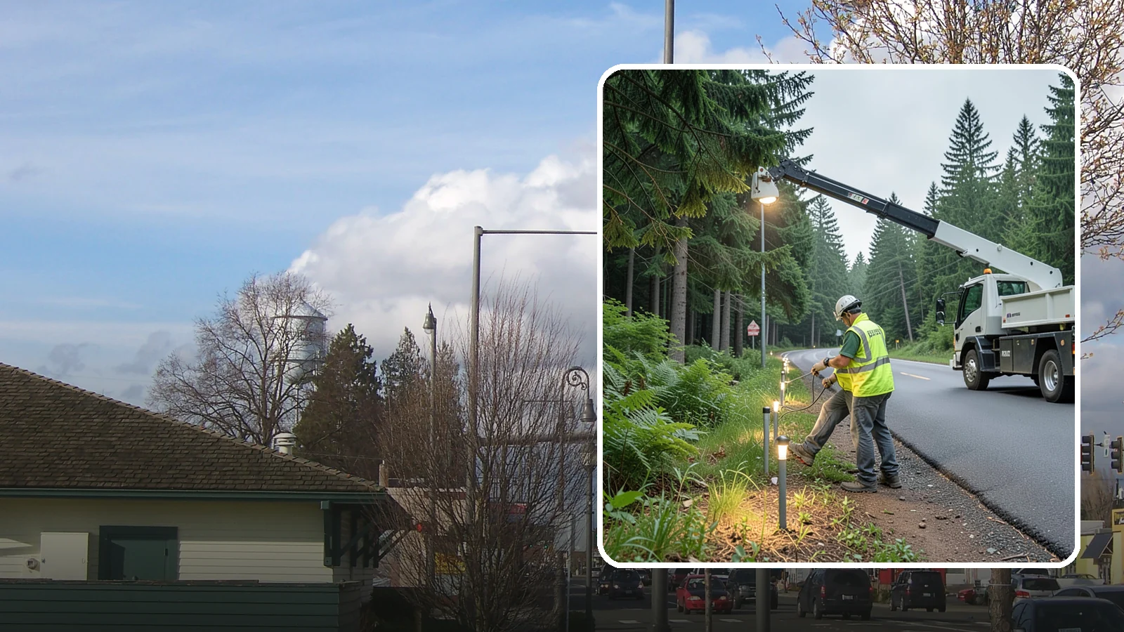 Path Lighting in Marysville, Snohomish County, WA - Installation and maintenance of walkway and trail lighting to keep public paths safe after dark.