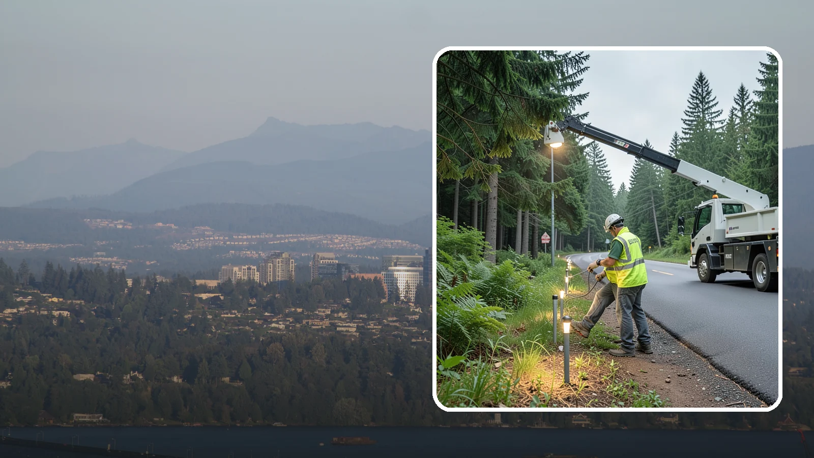 Path Lighting in Medina, King County, WA - Installation and maintenance of walkway and trail lighting to keep public paths safe after dark.