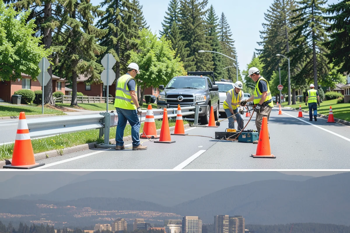 Path Lighting in Medina, King County, WA - New installs favor dry summer conditions, while maintenance and repairs continue through the darker fall and winter.