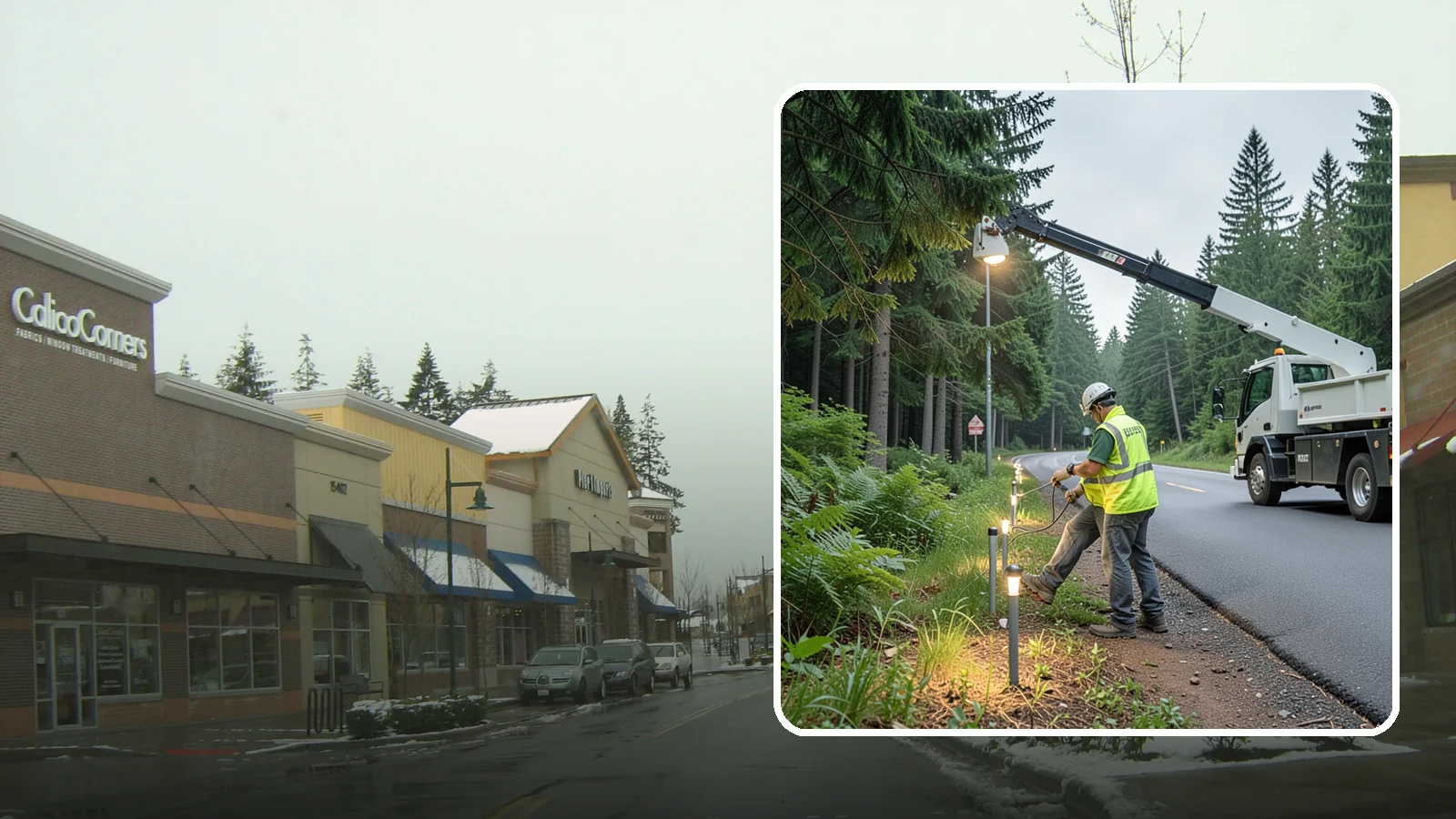 Path Lighting in Mill Creek, Snohomish County, WA - Installation and maintenance of walkway and trail lighting to keep public paths safe after dark.