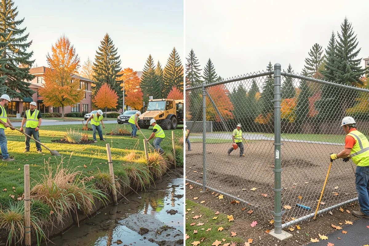Path Lighting in Newcastle, King County, WA - Assess route lighting levels, spacing, and fixture condition