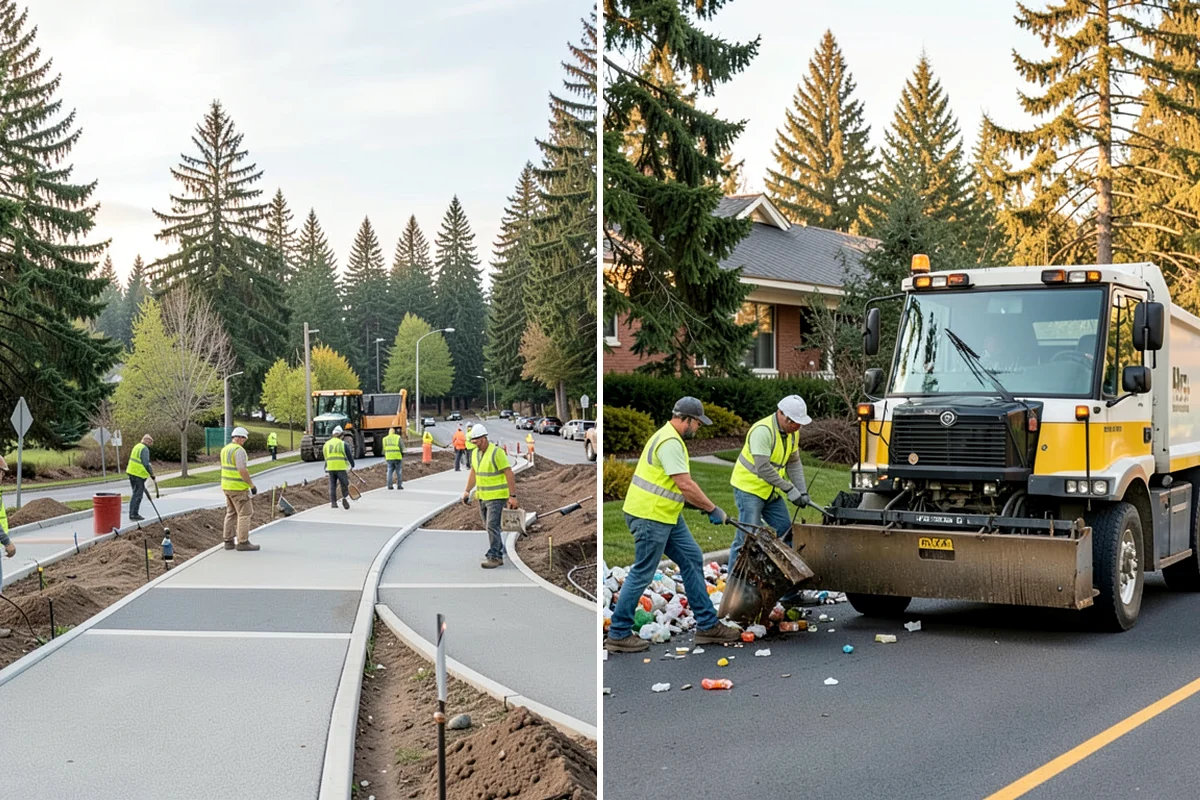 Path Lighting in Normandy Park, King County, WA - Assess route lighting levels, spacing, and fixture condition