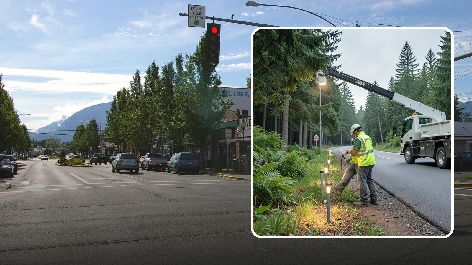 Path Lighting in North Bend, King County, WA - Installation and maintenance of walkway and trail lighting to keep public paths safe after dark.