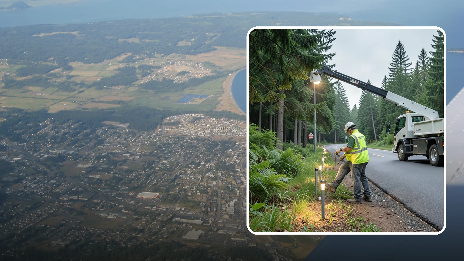 Path Lighting in Oak Harbor, Island County, WA - Installation and maintenance of walkway and trail lighting to keep public paths safe after dark.