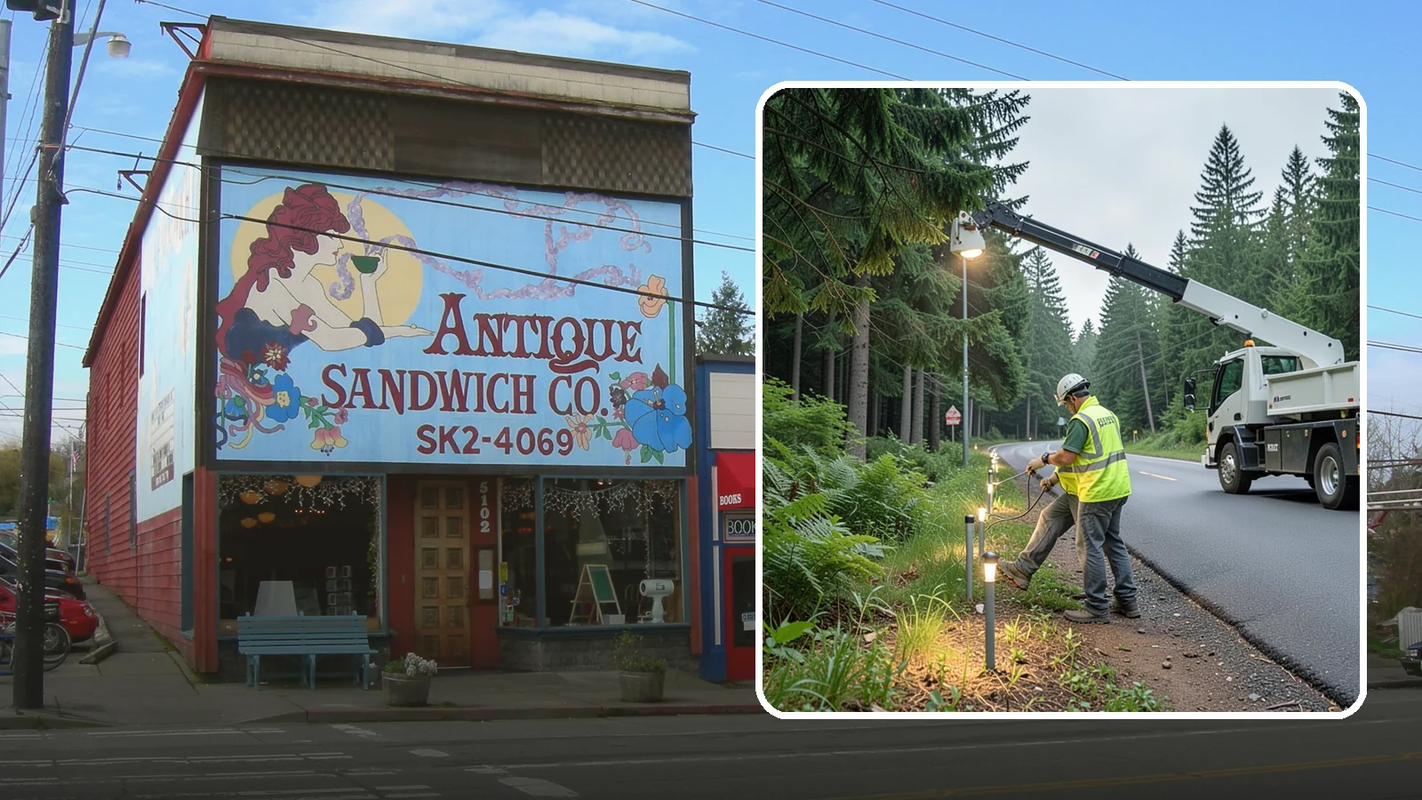 Path Lighting in Ruston, Pierce County, WA - Installation and maintenance of walkway and trail lighting to keep public paths safe after dark.