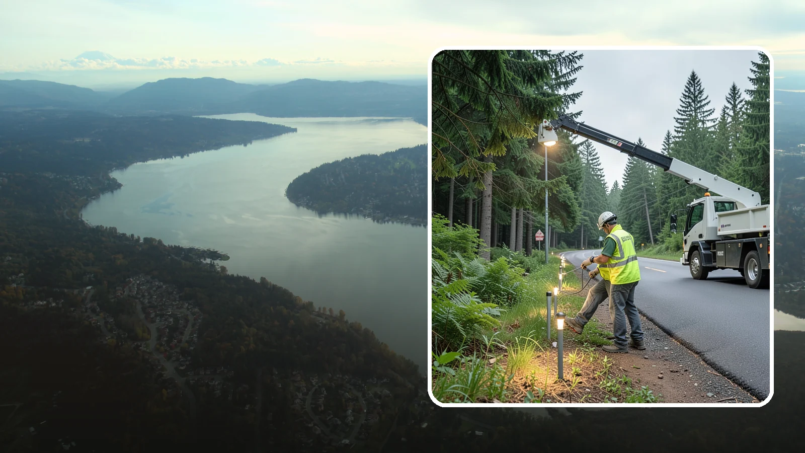 Path Lighting in Sammamish, King County, WA - Installation and maintenance of walkway and trail lighting to keep public paths safe after dark.