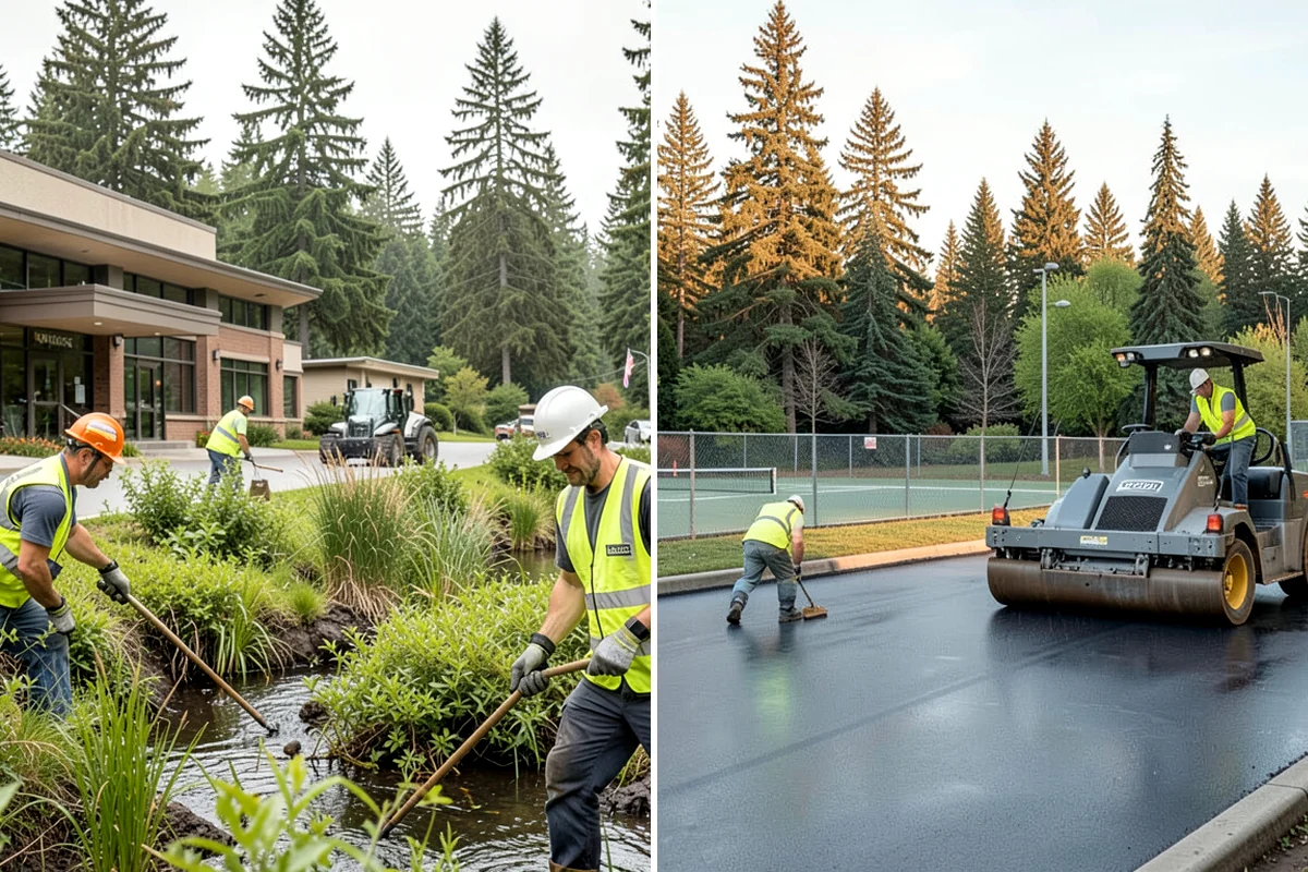 Path Lighting in Sedro-Woolley, Skagit County, WA - Assess route lighting levels, spacing, and fixture condition