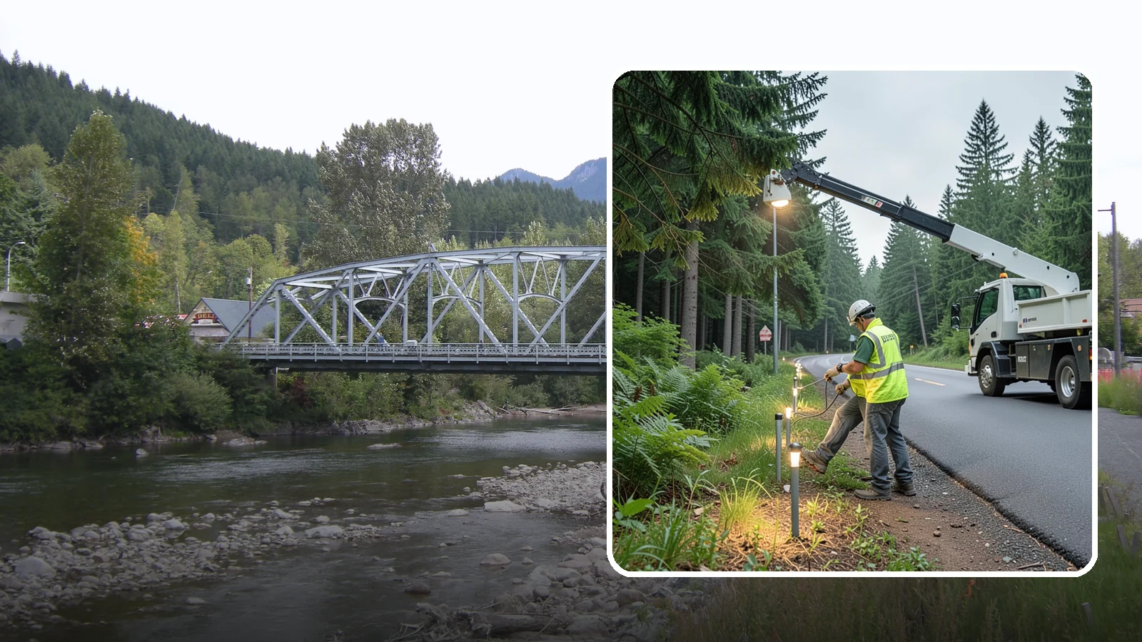 Path Lighting in Skykomish, King County, WA - Installation and maintenance of walkway and trail lighting to keep public paths safe after dark.